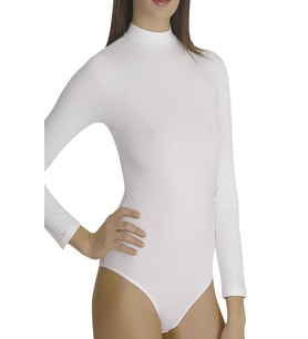 Belinay 0811 Bayan Uzun Kollu Balikçi Çit Çit Body (Siyah)