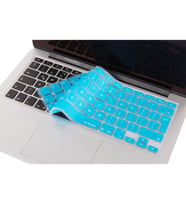 Laptop MacBook Air Pro Klavye Koruyucu 13-15-17inc Avrupa İngilizce Baskı A1466 (Açık Mavi)