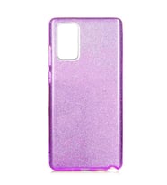 Galaxy Note 20 Kılıf Zore Shining Simli Silikon Kılıf (Mor)