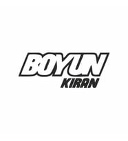 Boyun Kıran Araba Sticker siyah 16x6 CM (Siyah)