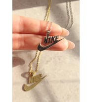 Kişiye Özel 925 Ayar Gümüş Nike Kolye (Gümüş)
