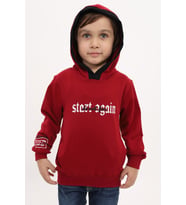 Toontoy Erkek Çocuk Baskılı Sweatshirt (Bordo)