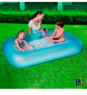Bestway 51115, Şişme Zeminli Çocuk Havuzu-165x104x25 cm (Mavi)