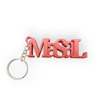 Kişiye Özel 3D İsimli Anahtarlık (Kırmızı)