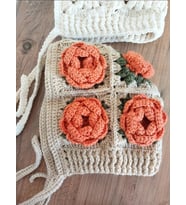 Bebek Şapkası, Örgü Bebek Beresi, El Yapımı Kışlık Bebek Başlığı, Kemzey Handmade Giyim (Yavruağzı)