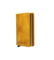Wrapsol Mekanizmalı Cüzdan Akıllı Kartlık Book Deri (Hardal Sarısı)