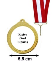 Kişiye Özel Madalya - Turnuva Madalyası - Ödül Madalyası ( 1 Adet ) (Gold)