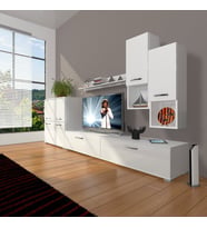 Decoraktiv Eko 6DA Slm Std Tv Ünitesi Tv Sehpası (Beyaz)