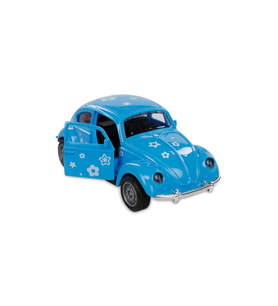 Vardem Sürtmeli Desenli Kaplumbağa Araba Vosvos 12 CM Oyuncak Araba (Mavi)