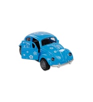 Vardem Sürtmeli Desenli Kaplumbağa Araba Vosvos 12 CM Oyuncak Araba (Mavi)