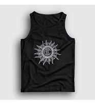 Presmono Unisex Beyaz Sun Alice In Chains Atlet 7856tt (Siyah)