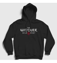 Presmono Unisex Gri Wild Hunt Dizi Witcher Kapüşonlu Sweatshirt 327862tt (Siyah)