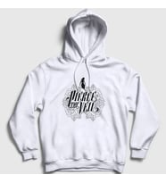 Presmono Unisex Beyaz Logo Pierce The Veil Kapüşonlu Sweatshirt 382750tt (Beyaz)