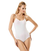 6lı Kadın Pamuklu Body İp Askılı Kancalı Ekonomik Rahat (Beyaz)
