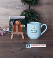İngilizce Öğretmeni Fotoğraflı Dekoratif Taş, Kupa Bardak Beyaz Hediye Öğretmen Günü Hediyesi (Model 5)