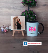 Ebe Fotoğraflı Dekoratif Taş, Kupa Bardak Beyaz Hediye (Model 11)