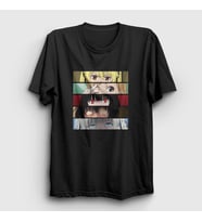 Presmono Unisex Beyaz Girls Anime kakegurui T-Shirt 239572tt (Siyah)