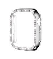 Apple Watch 38mm Kenar Taşlı Kasa Koruyucu (Gümüş)