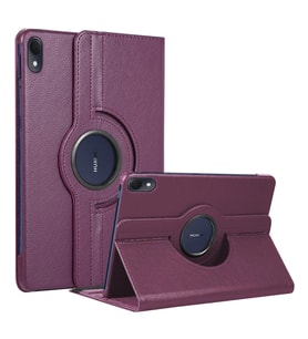 Microsonic Huawei MatePad 11 2023 Kılıf 360 Rotating Stand Deri Siyah (Mor)