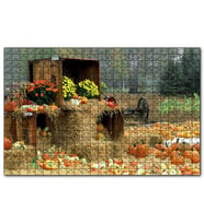Cakapuzzle Kabaklar Samanlar ve Kasalar  Puzzle Yapboz MDF (Ahşap) (1000 Parça)