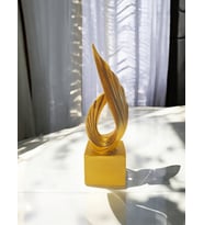 Tekli Kanat Dekoratif Biblo (Gold)