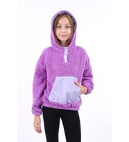 Toontoy Kız Çocuk Sweatshirt (Lila)