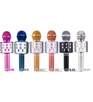 C-8501 Sihirli Bluetooth Karaoke Mikrofon Usb Kart Girişi Türkçe Seslendirmeli (Siyah)