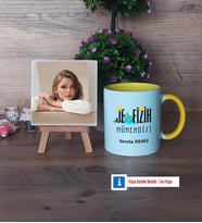 Jeofizik Mühendisi Fotoğraflı Dekoratif Taş, Kupa Bardak Beyaz Hediye (Model 7)