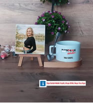 Radyoloji Teknikeri Fotoğraflı Dekoratif Taş, Kupa Bardak Beyaz Hediye (Model 8)