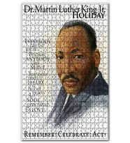 Cakapuzzle Martin Luther King ve Özlü Sözler Puzzle Yapboz MDF (Ahşap) (255 Parça)