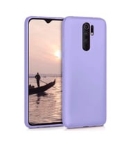Xiaomi Redmi 9 Kılıf Kamera Korumalı Silikon Rubber Arka Kapak (Lila)