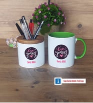 Love Yourself Kalemlik, Kupa Bardak T Kişiye Özel Hediye (Model 14)