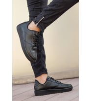 Muggo HOPE Kadın Günlük Sneaker (Siyah)