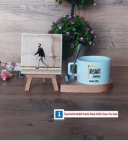 İnşaat Mühendisi Fotoğraflı Dekoratif Taş, Kupa Bardak Beyaz Hediye (Model 8)