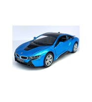 Bmw I8 Lisanslı Model Araba (ÖZEL PLAKALI) (Mavi)