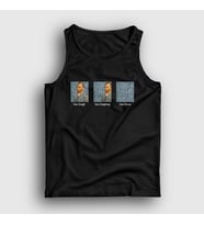 Presmono Unisex Sarı Van Gone Art Painter Vincent Van Gogh Atlet 303379tt (Siyah)
