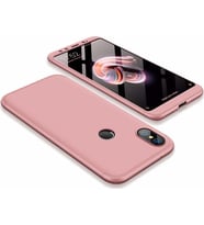 Xiaomi Mi 6X / A2 360 Derece Kaliteli Tam Koruma Ays Kılıf (Rose)