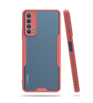 Huawei P Smart 2021 Kılıf Parfe Kenarları Pastel Renk Silikon (Pembe)
