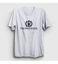 Presmono Unisex Sarı Logo Dream Theater T-Shirt 143790tt (Beyaz)