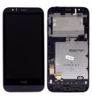Htc Desire 510 Lcd Ekran Dokunmatik Çerçeveli A+++Süper Kalite (Mavi)