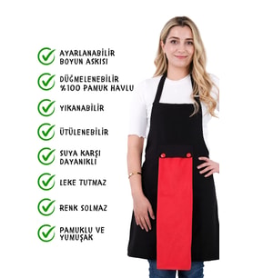 Star 2li Set ayar askılı mutfak önlüğü