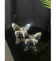Halcyon Dekoratif Kelebek (Gümüş)