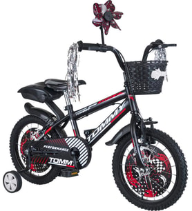 TommyBike 16 jant Lüx Aksesuarlı Cocuk Bisikleti 5-8 Yaş (Kırmızı)