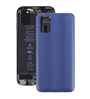 Samsung Galaxy A03s Uyumlu Arka Pil Batarya Kapağ SM-A037F (Mavi)