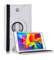 Samsung Galaxy Tab 4 7.0 T230 T231 T235 Kılıf 360 Dönebilen Standlı Case (Beyaz)