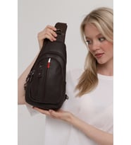 Gazelle Unisex Omuz Çantası Body Bag Freebag 193 (Kahverengi)