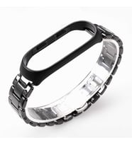 Xiaomi Mi Band 3 KRD-21 Metal Kordon (Siyah)