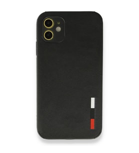 IPHONE 11 UYUMLU LOOP DERİ SİLİKON TKILIF (Siyah)