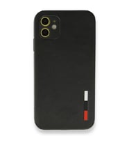 IPHONE 11 UYUMLU LOOP DERİ SİLİKON TKILIF (Siyah)