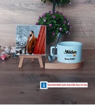 Maden Mühendisi Fotoğraflı Dekoratif Taş, Kupa Bardak Beyaz Hediye (Model 8)
